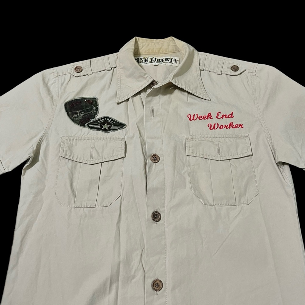 Pink Liberta Button Up - Picture 2 of 5
